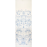 Schumacher Orla Panel Blue Wallpaper 5012151
