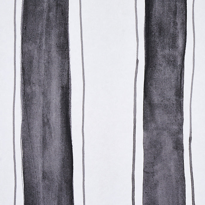 Schumacher Tracing Stripes Black Wallpaper Sample 5012172