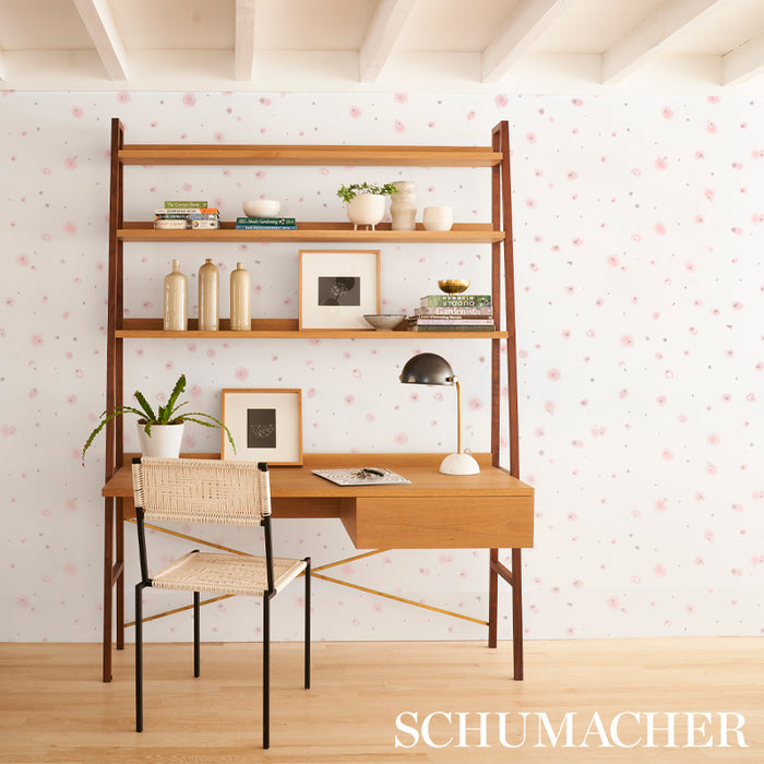 Schumacher Stellar Blush Wallpaper Sample 5012191