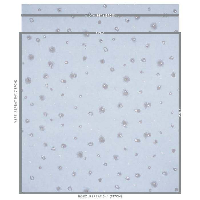 Schumacher Stellar Blue Wallpaper Sample 5012192