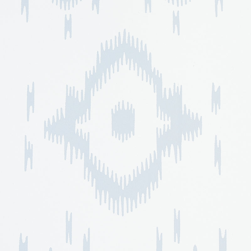 Schumacher Tabitha Orpington Blue Wallpaper Sample 5012200