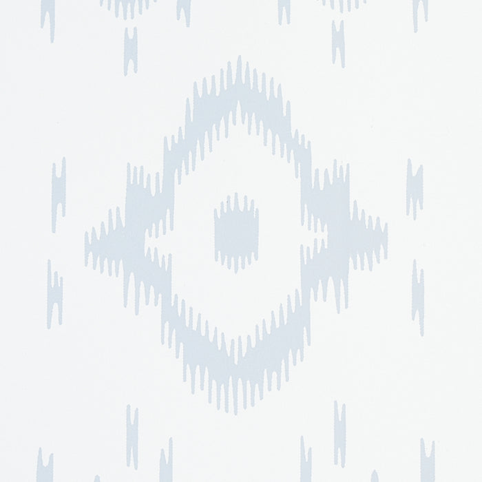 Schumacher Tabitha Orpington Blue Wallpaper Sample 5012200