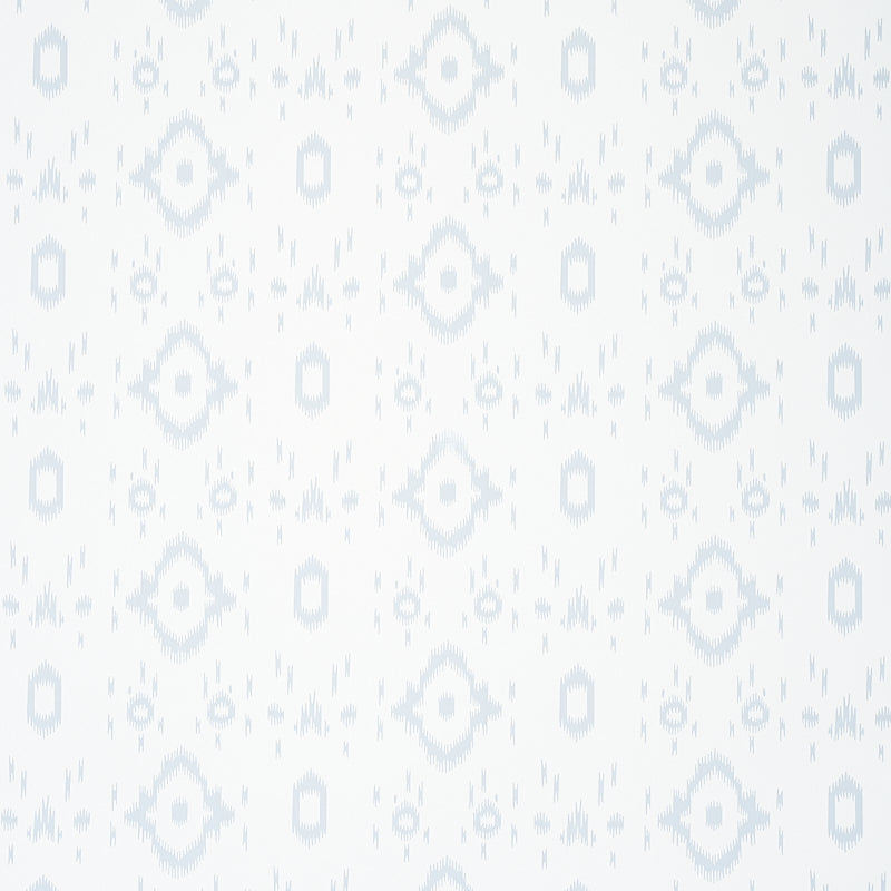 Schumacher Tabitha Orpington Blue Wallpaper Sample 5012200