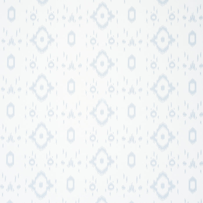 Schumacher Tabitha Orpington Blue Wallpaper Sample 5012200