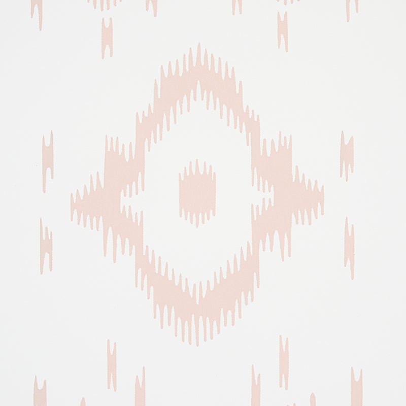 Schumacher Tabitha Quiet Pink Wallpaper Sample 5012201