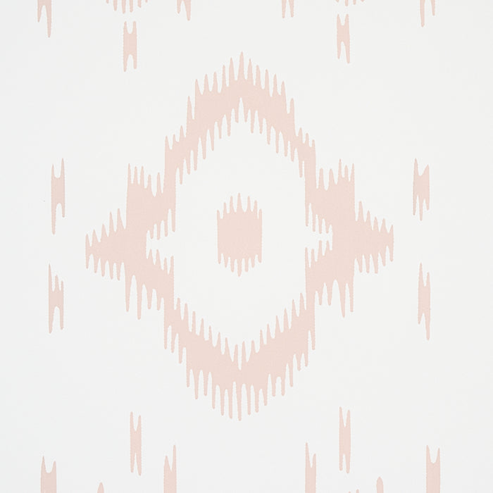 Schumacher Tabitha Quiet Pink Wallpaper Sample 5012201