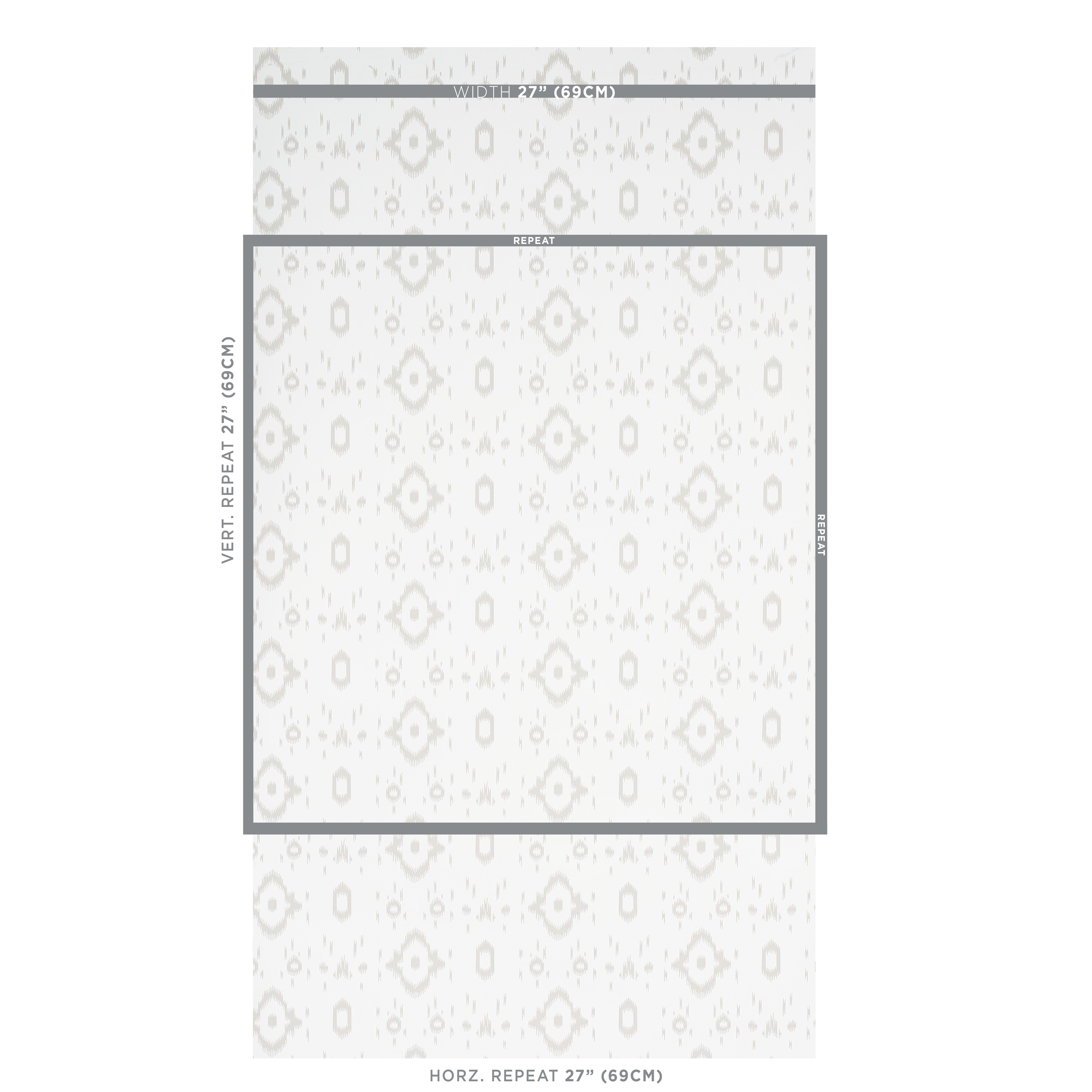 Schumacher Tabitha Soft Grey Wallpaper Sample 5012202