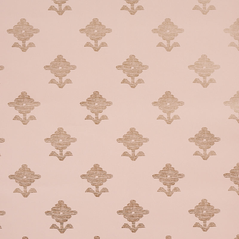 Schumacher Rubia Blush Wallpaper Sample 5012222
