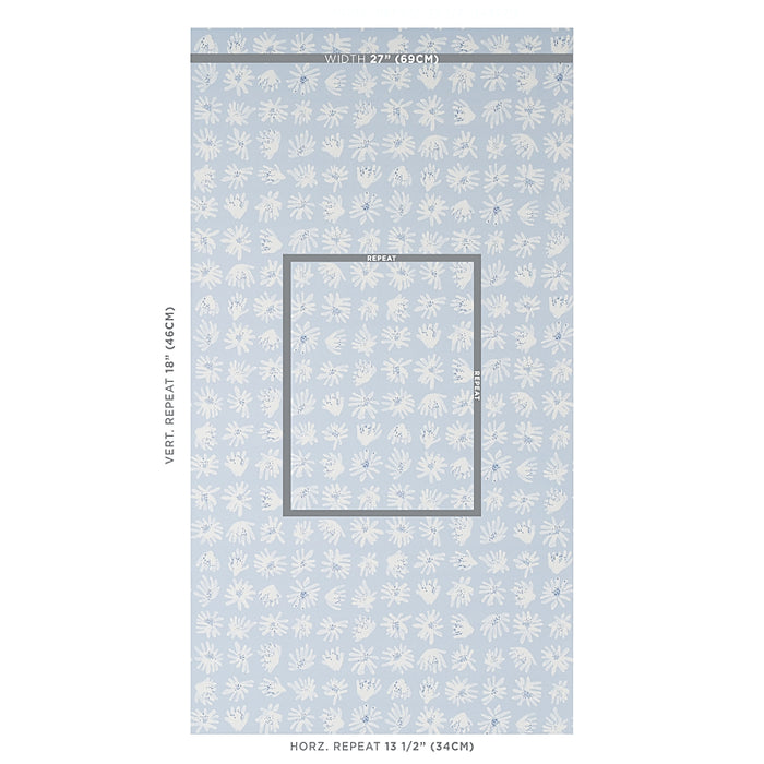 Schumacher Meadow Rock Sky Wallpaper Sample 5012232