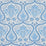 Schumacher Paisley Court Blue Wallpaper Sample 5012270