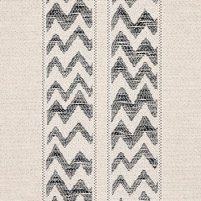 Schumacher Kudu Stripe Black Wallpaper Sample 5012310