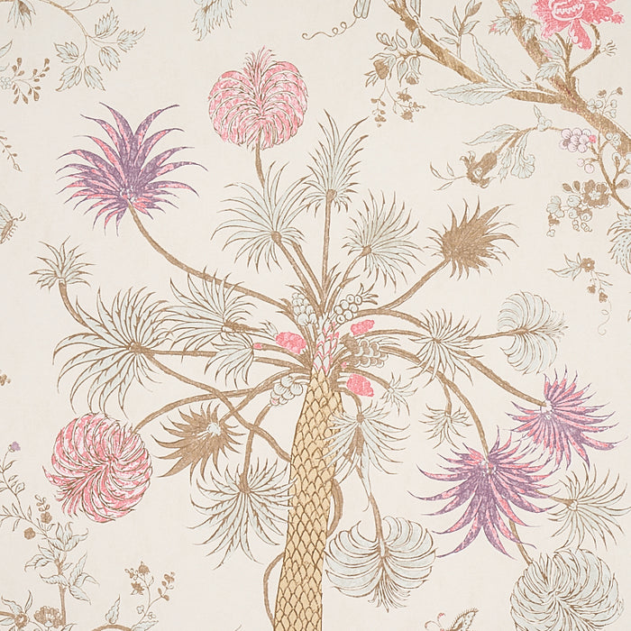 Schumacher Amaltas Panel Set Document Wallpaper Sample 5012331