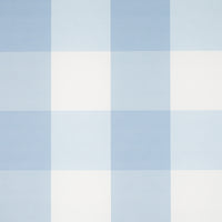 Schumacher Willa Check Large Chambray Wallpaper 5012350