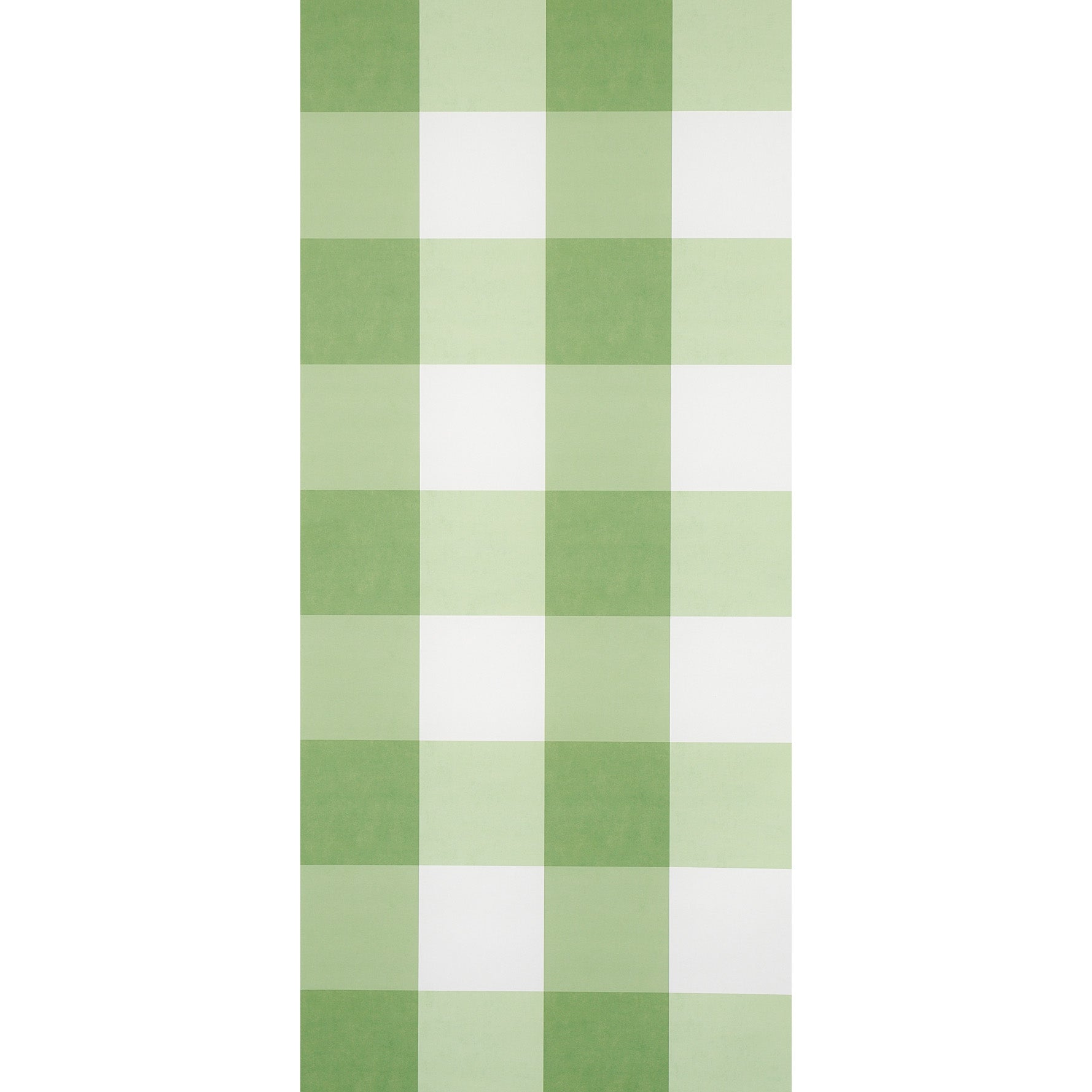 Schumacher Willa Check Large Leaf Wallpaper Sample 5012352