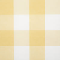 Schumacher Willa Check Large Yellow Wallpaper 5012353