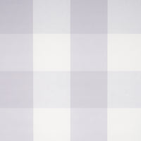 Schumacher Willa Check Large Lavender Wallpaper 5012355