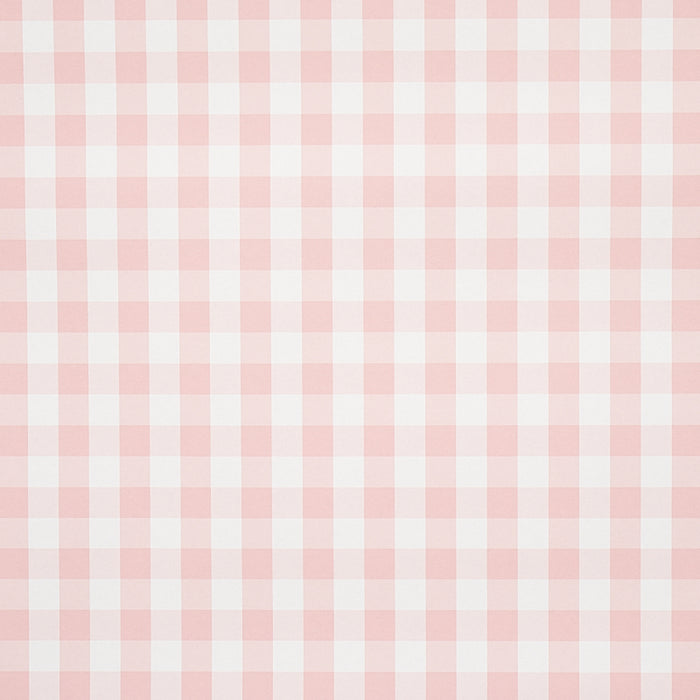 Schumacher Willa Check Small Pink Wallpaper 5012364