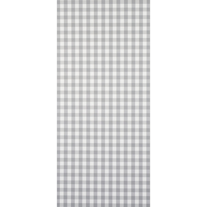 Schumacher Willa Check Small Grey Wallpaper 5012367