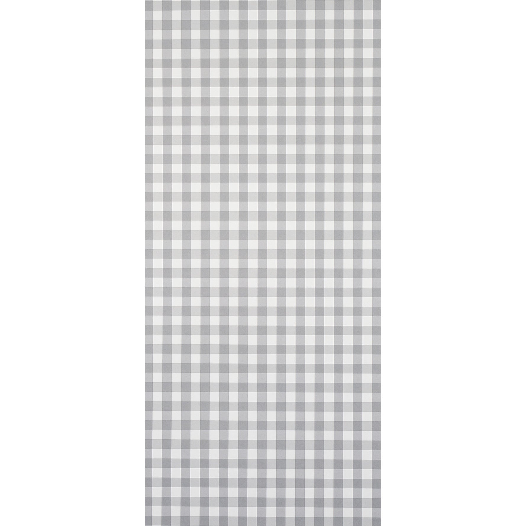 Schumacher Willa Check Small Grey Wallpaper Sample 5012367