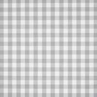 Schumacher Willa Check Small Grey Wallpaper 5012367