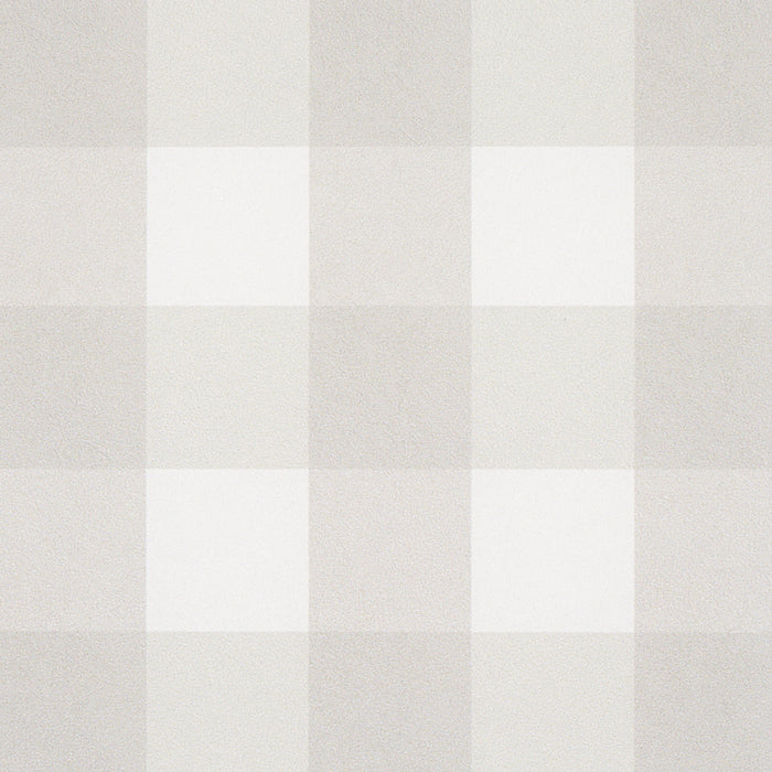 Schumacher Willa Check Small Birch Wallpaper Sample 5012368