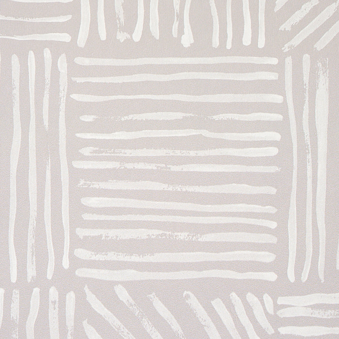 Schumacher Katama Ivory On Stone Wallpaper Sample 5012420