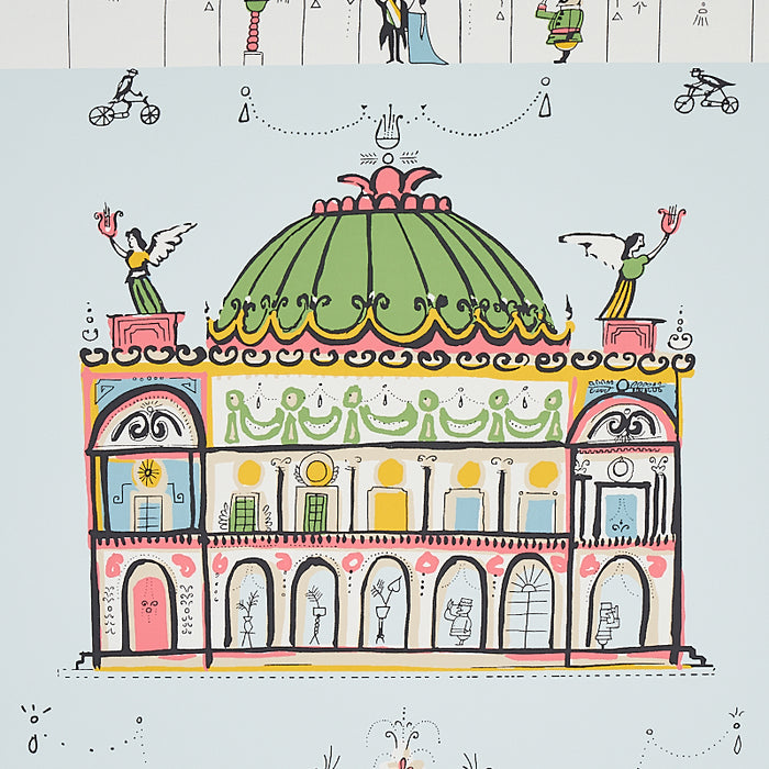 Schumacher Opera Sky Wallpaper Sample 5012480