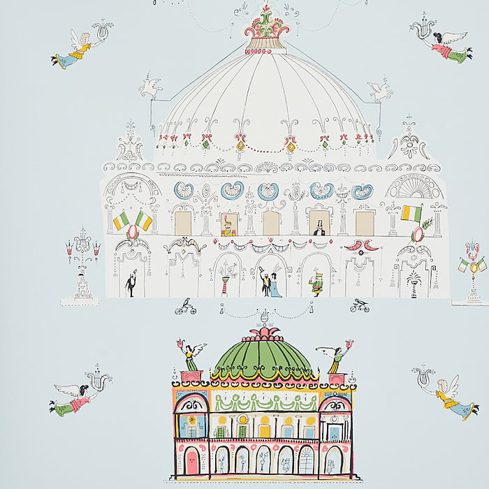 Schumacher Opera Sky Wallpaper Sample 5012480