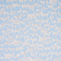 Schumacher Fauna Slate Blue Wallpaper 5012490