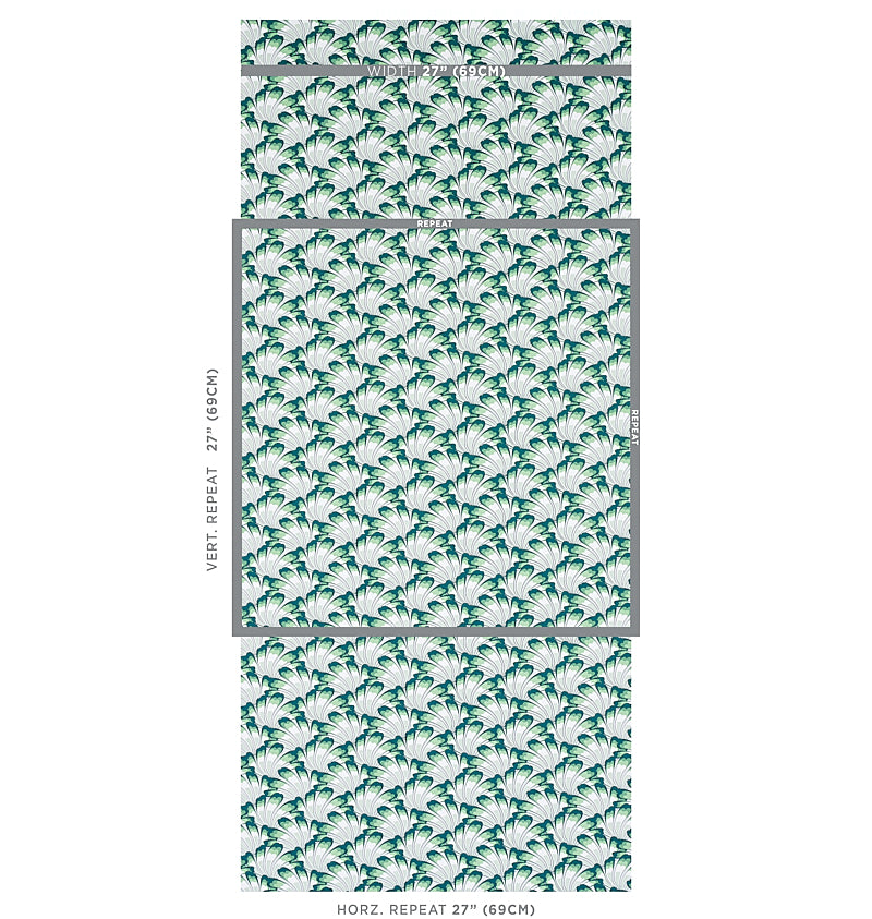 Schumacher Gotham Swing Sage Wallpaper Sample 5012531