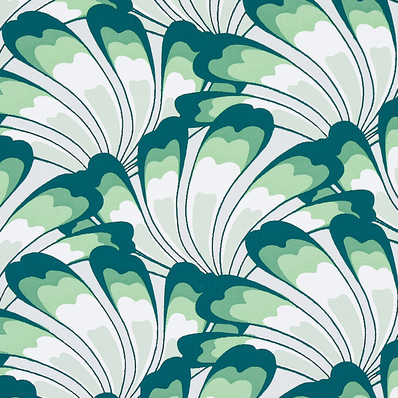 Schumacher Gotham Swing Sage Wallpaper Sample 5012531