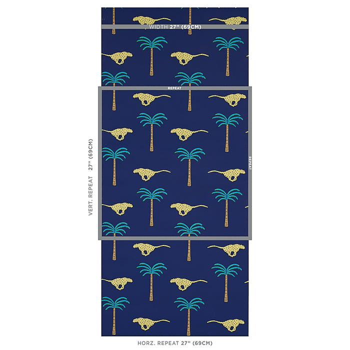 Schumacher A Wild Desert Dream Midnight Wallpaper 5012542