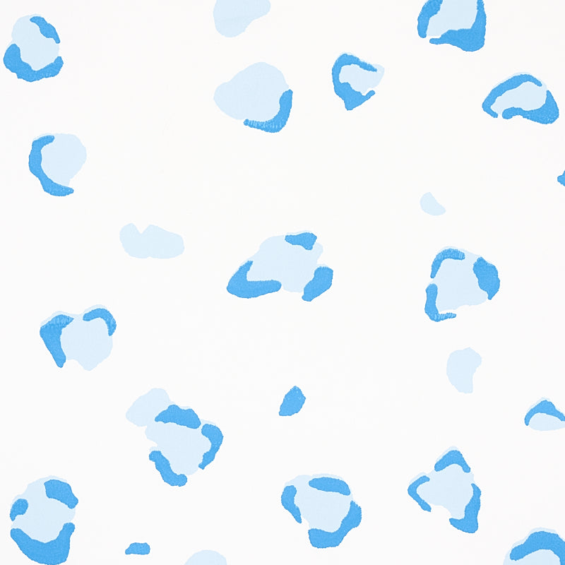 Schumacher Wild At Heart Indigo Wallpaper Sample 5012551