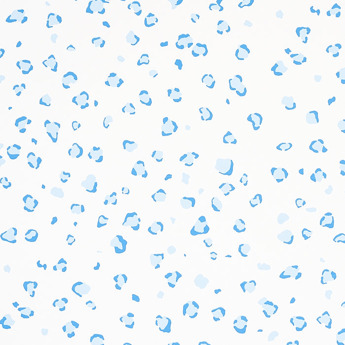 Schumacher Wild At Heart Indigo Wallpaper Sample 5012551