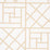 Schumacher Trellis Sand Wallpaper Sample 5012574