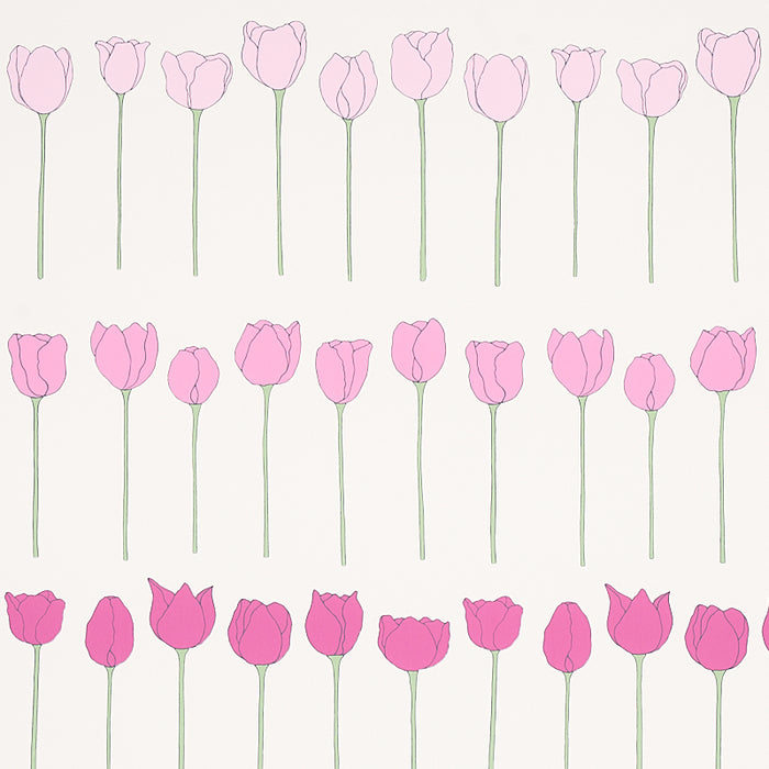 Schumacher Edie Pink Ladies Wallpaper 5012581