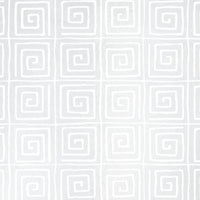 Schumacher Trousdale Metallic Platinum Blanc Wallpaper 5012590