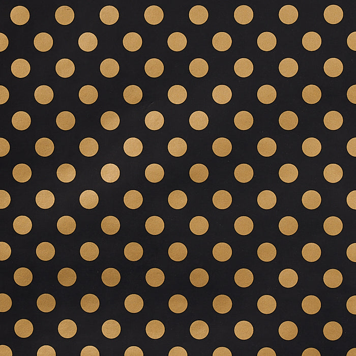 Schumacher Lady Black & Gold Wallpaper Sample 5012612