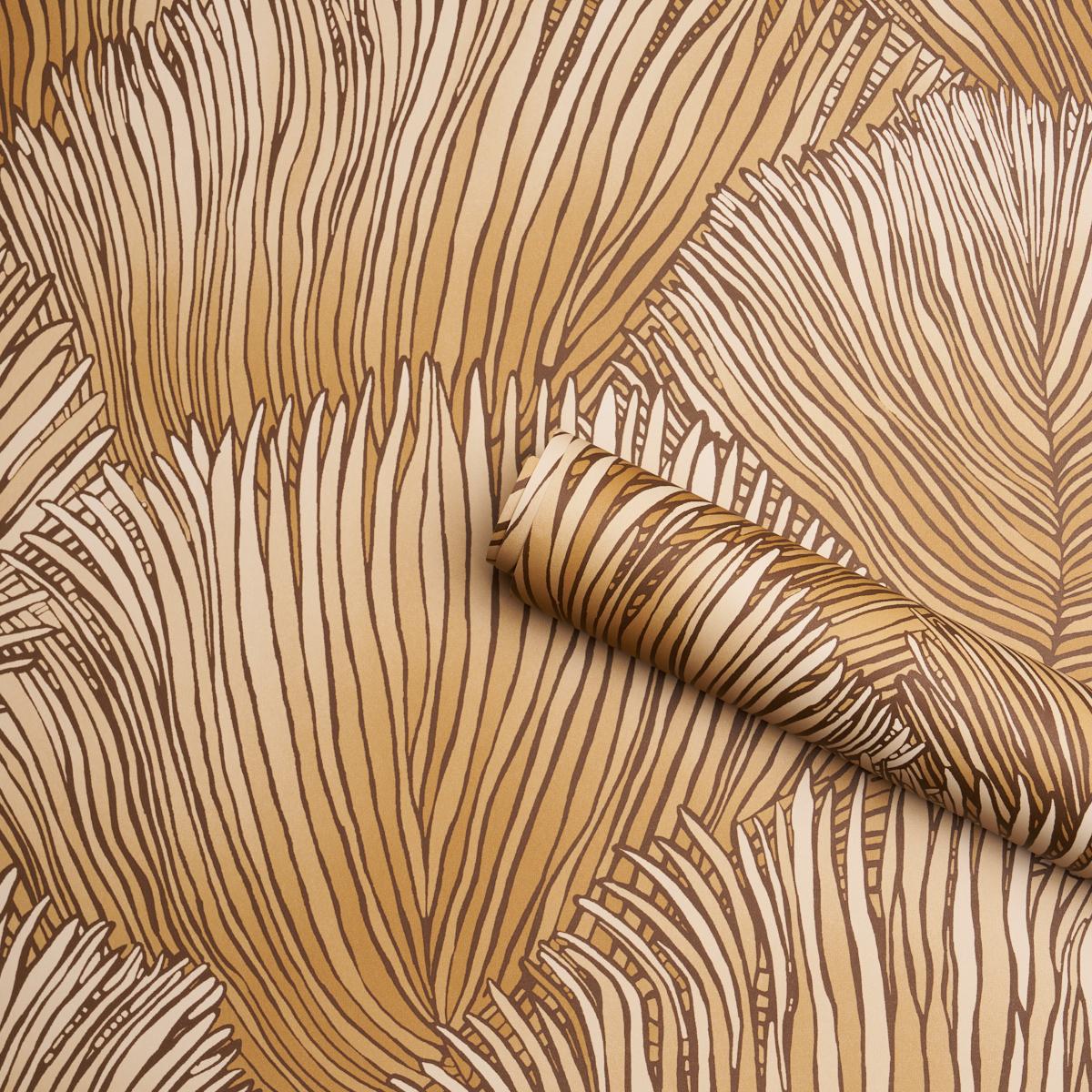 Schumacher Fondale Gold Wallpaper 5012653