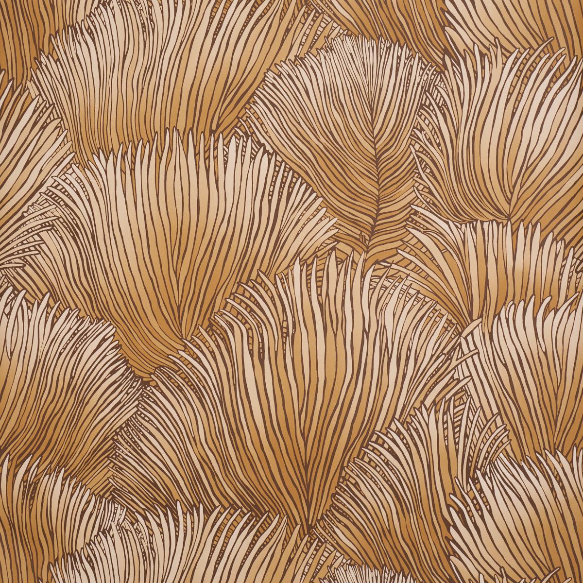 Schumacher Fondale Gold Wallpaper Sample 5012653