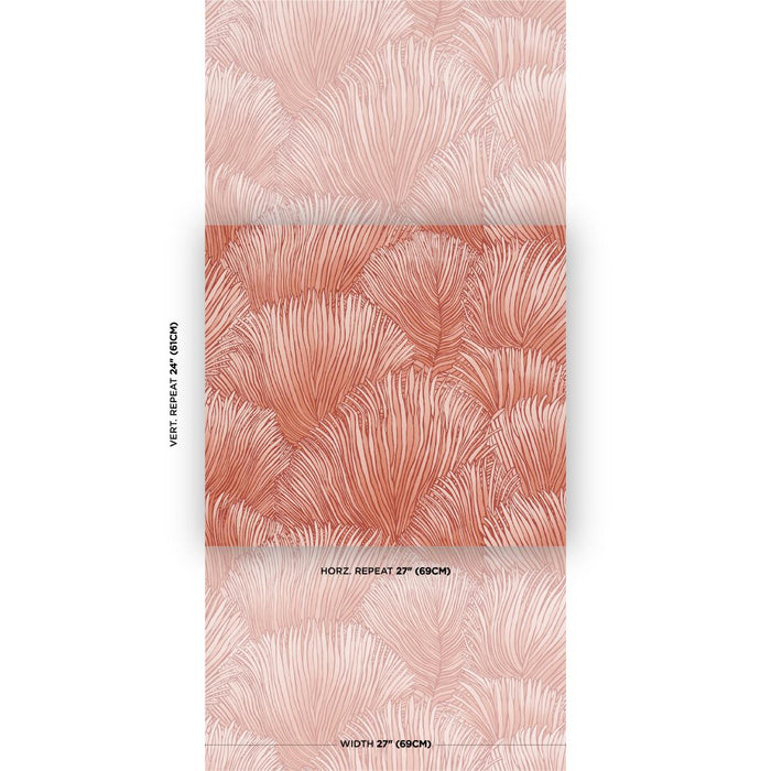 Schumacher Fondale Pink Wallpaper 5012654