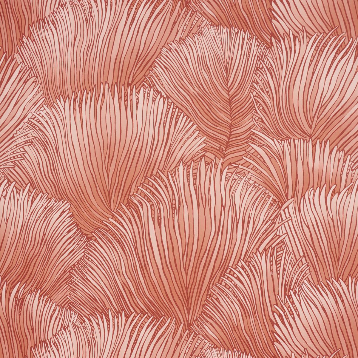 Schumacher Fondale Pink Wallpaper Sample 5012654