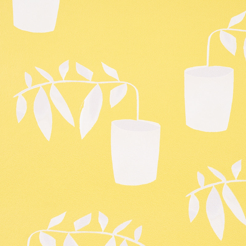 Schumacher Reaching Out Lemonade Wallpaper Sample 5012711