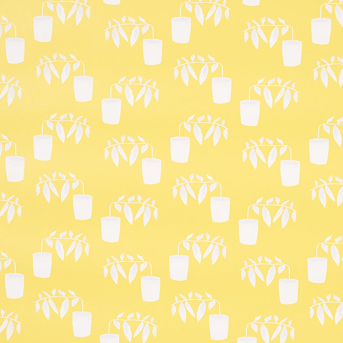 Schumacher Reaching Out Lemonade Wallpaper Sample 5012711