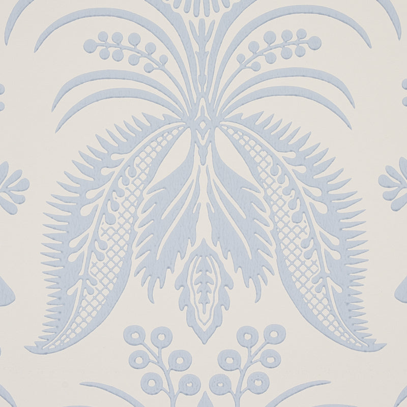 Schumacher Greta Ivory Wallpaper Sample 5012720