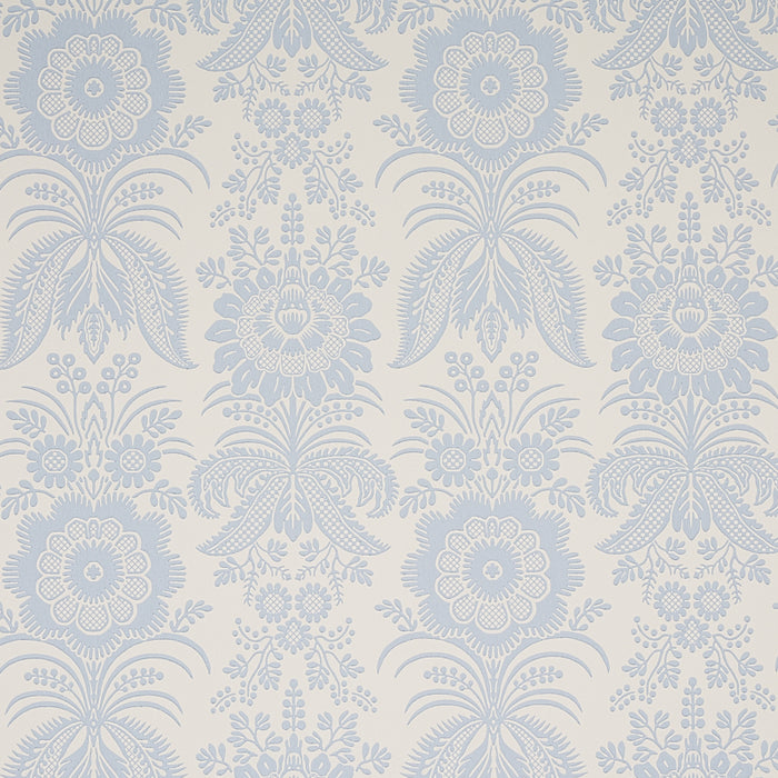 Schumacher Greta Ivory Wallpaper Sample 5012720