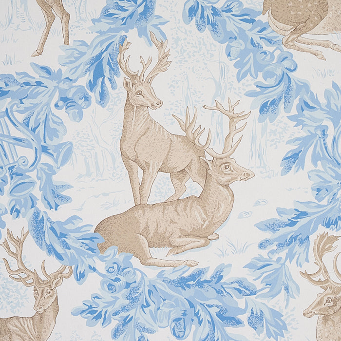 Schumacher Woburn Meadow Ice Wallpaper Sample 5012730