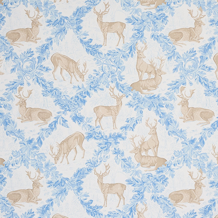 Schumacher Woburn Meadow Ice Wallpaper Sample 5012730