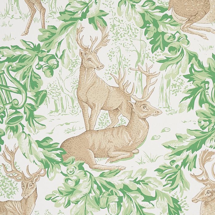 Schumacher Woburn Meadow Forest Wallpaper Sample 5012731