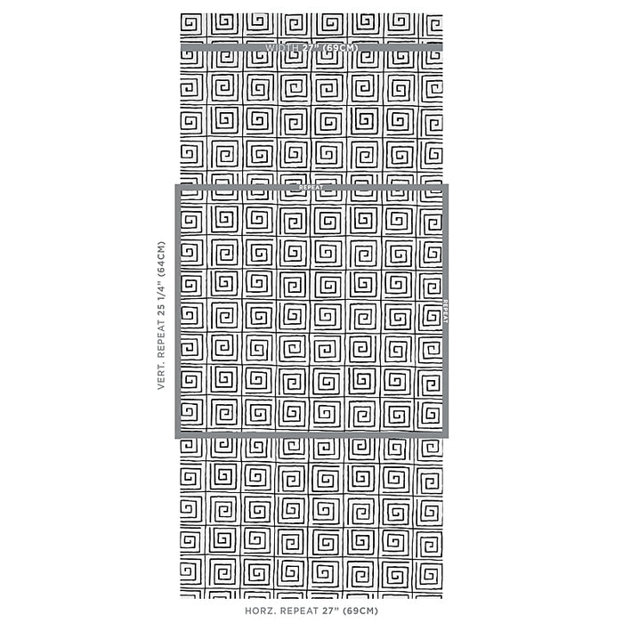 Schumacher Trousdale Black Wallpaper 5012810